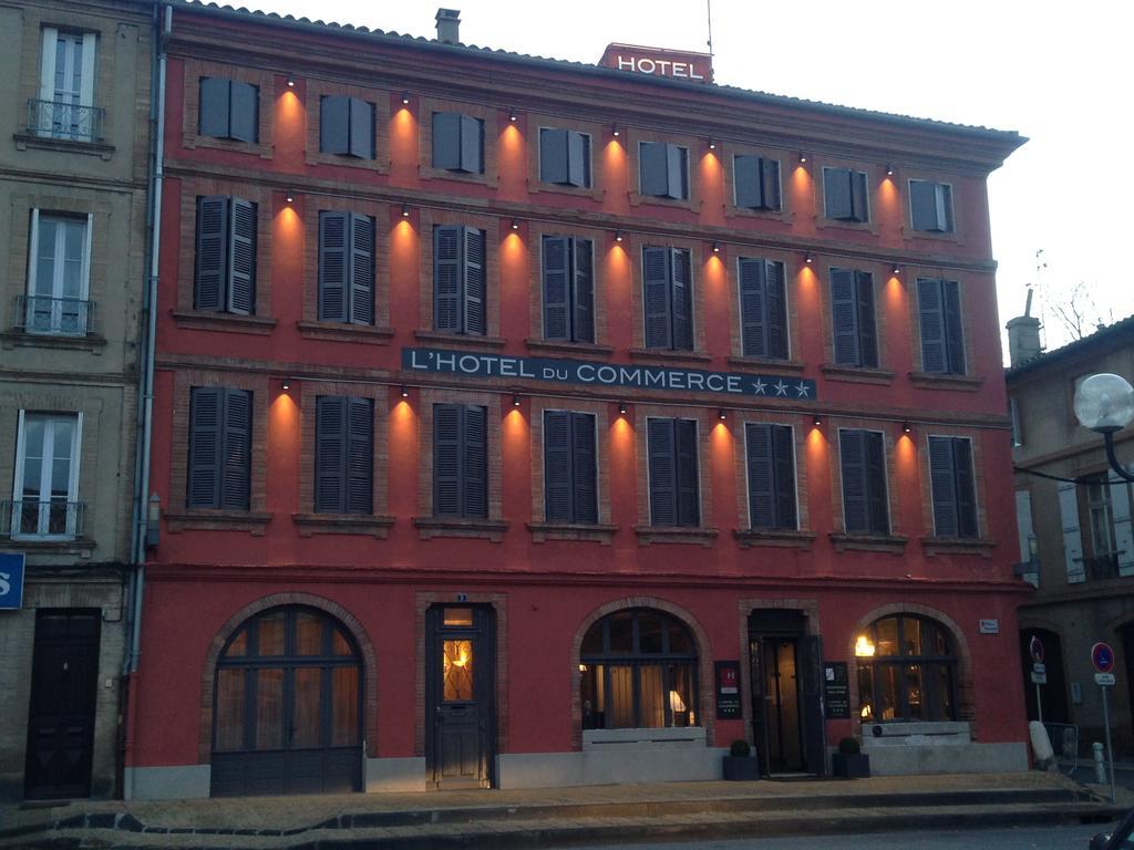 Hotel Du Commerce Montauban Exterior foto